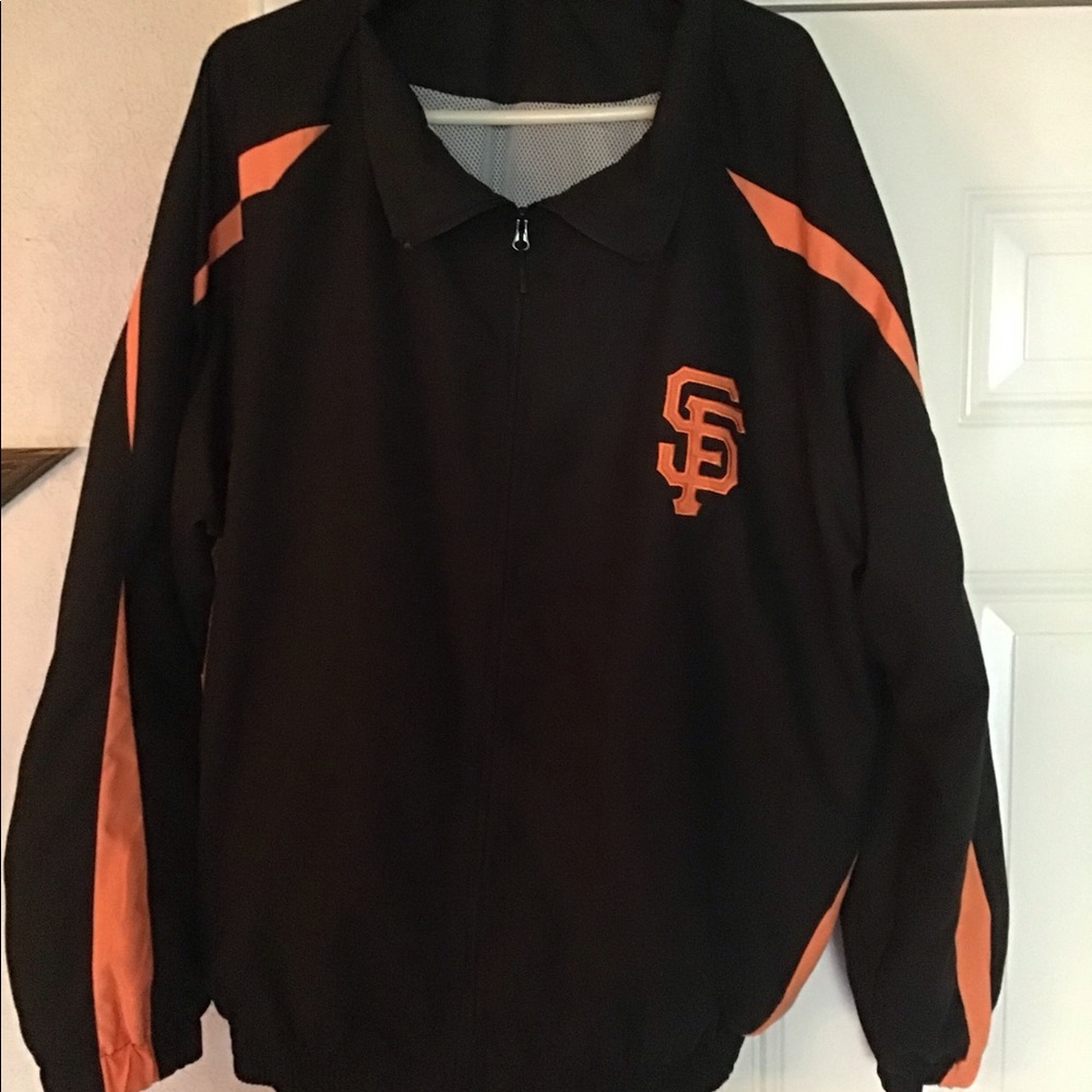 Majestic San Francisco Giants wind breaker light weight jacket XXXL